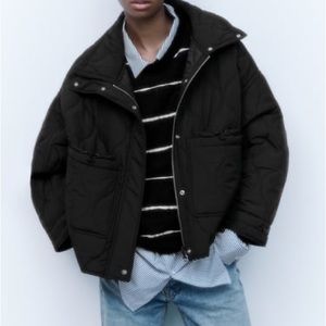 Zara quilted waterproof puffer jacket